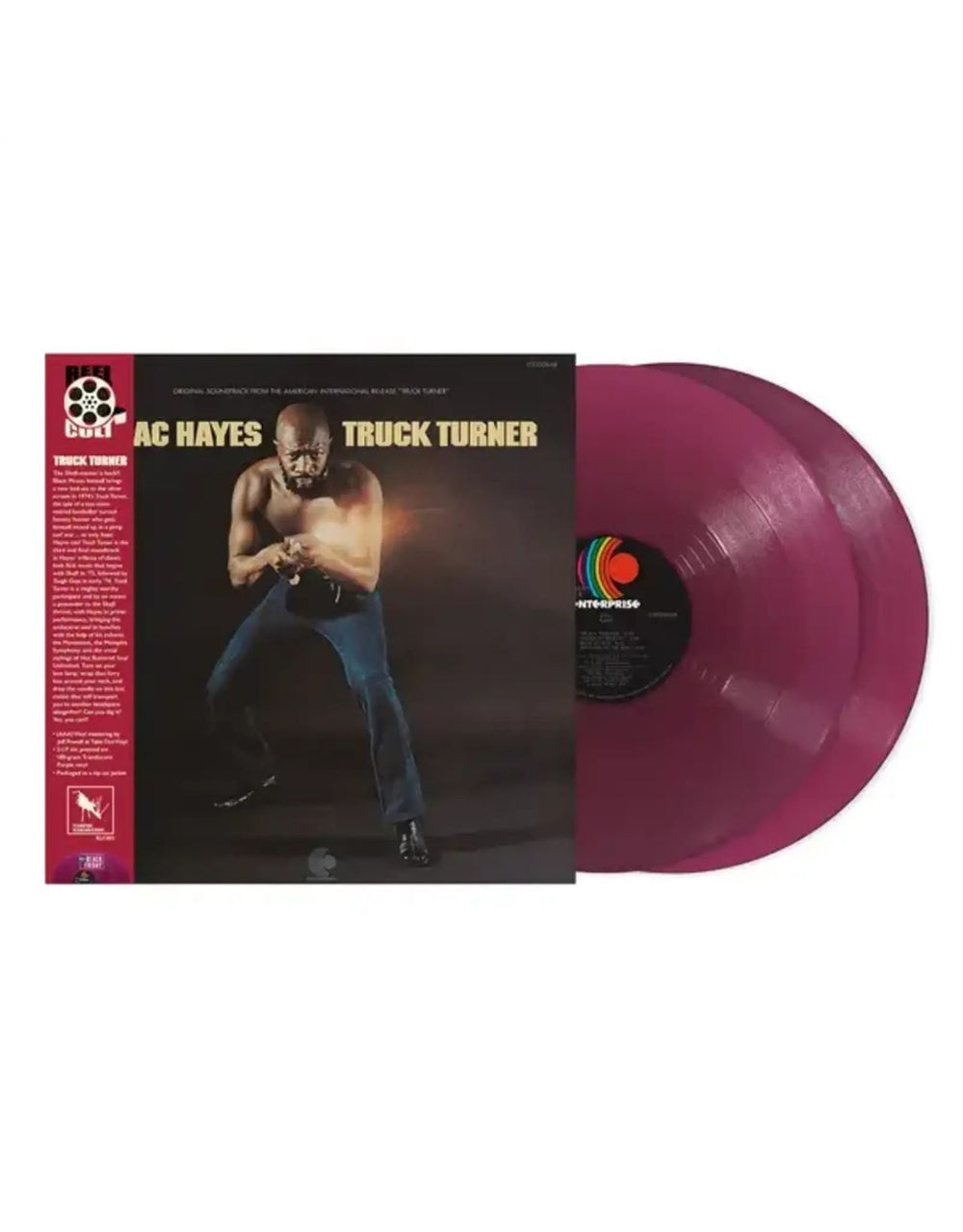 Isaac Hayes Truck Turner | Original Soundtrack - Translucent Purple Vinyl - Sealed UK 2-LP vinyl record set (Double LP Album) VSD848