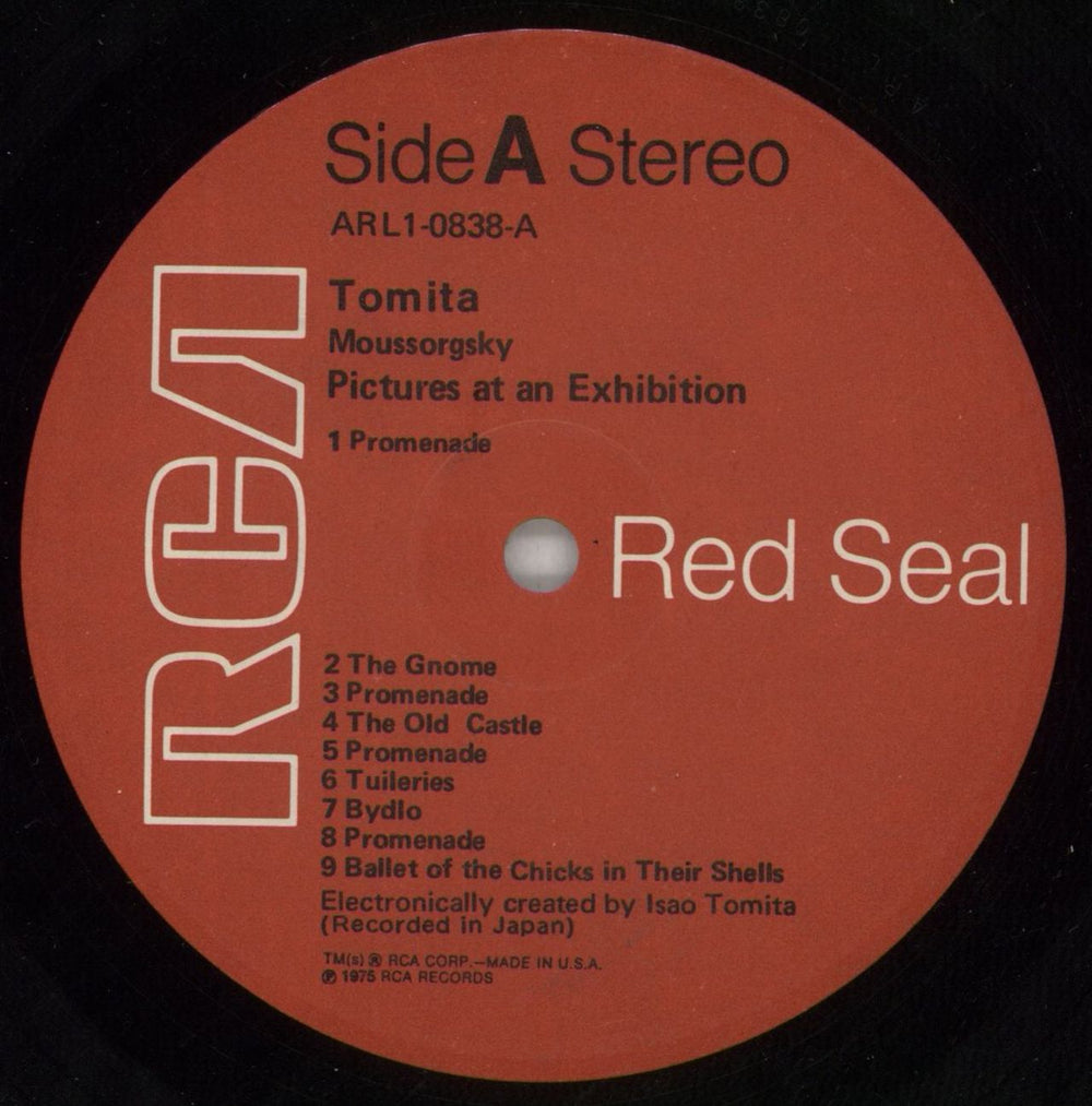 Isao Tomita Pictures At An Exhibition US vinyl LP album (LP record) TMTLPPI868752