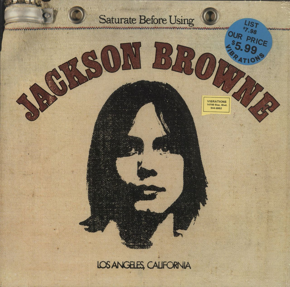 Jackson Browne Jackson Browne - Sealed US vinyl LP album (LP record) SD5051