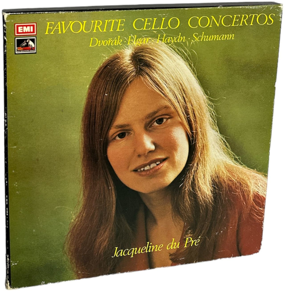 Jacqueline Du Pré Favourite Cello Concertos - EX UK 3-LP vinyl record set (Triple LP Album) SLS895