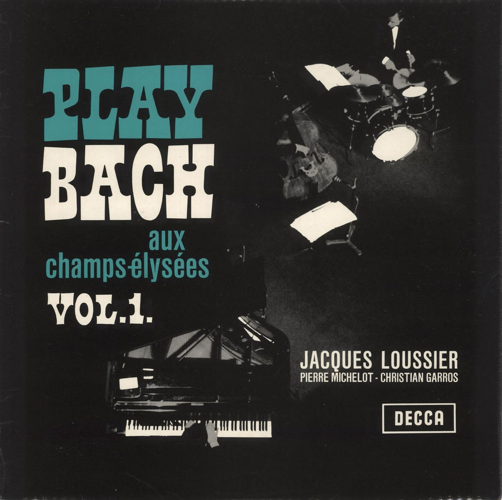 Jacques Loussier Play Bach Aux Champs-Elysees Vol. 1 UK vinyl LP album (LP record) SKL5039