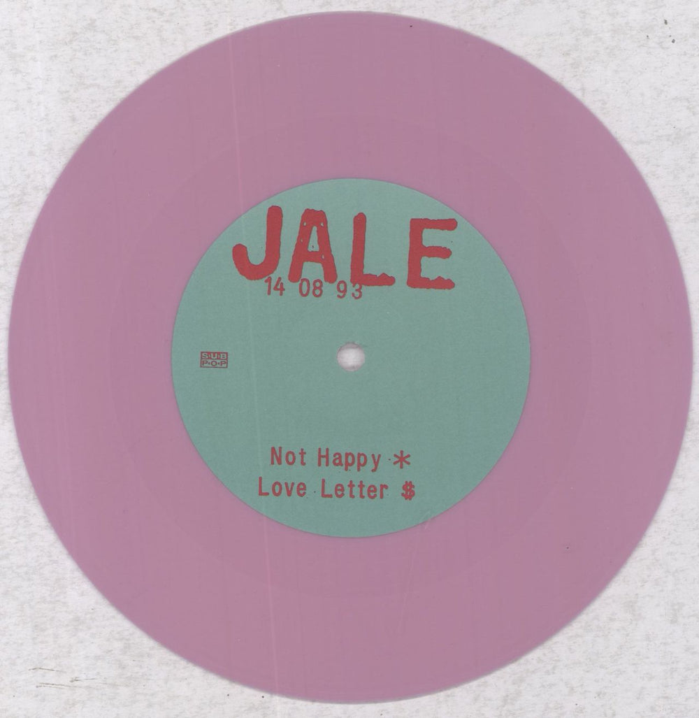 Jale 14 08 93 EP - Purple Vinyl German 7" vinyl single (7 inch record / 45) JI307EP508493