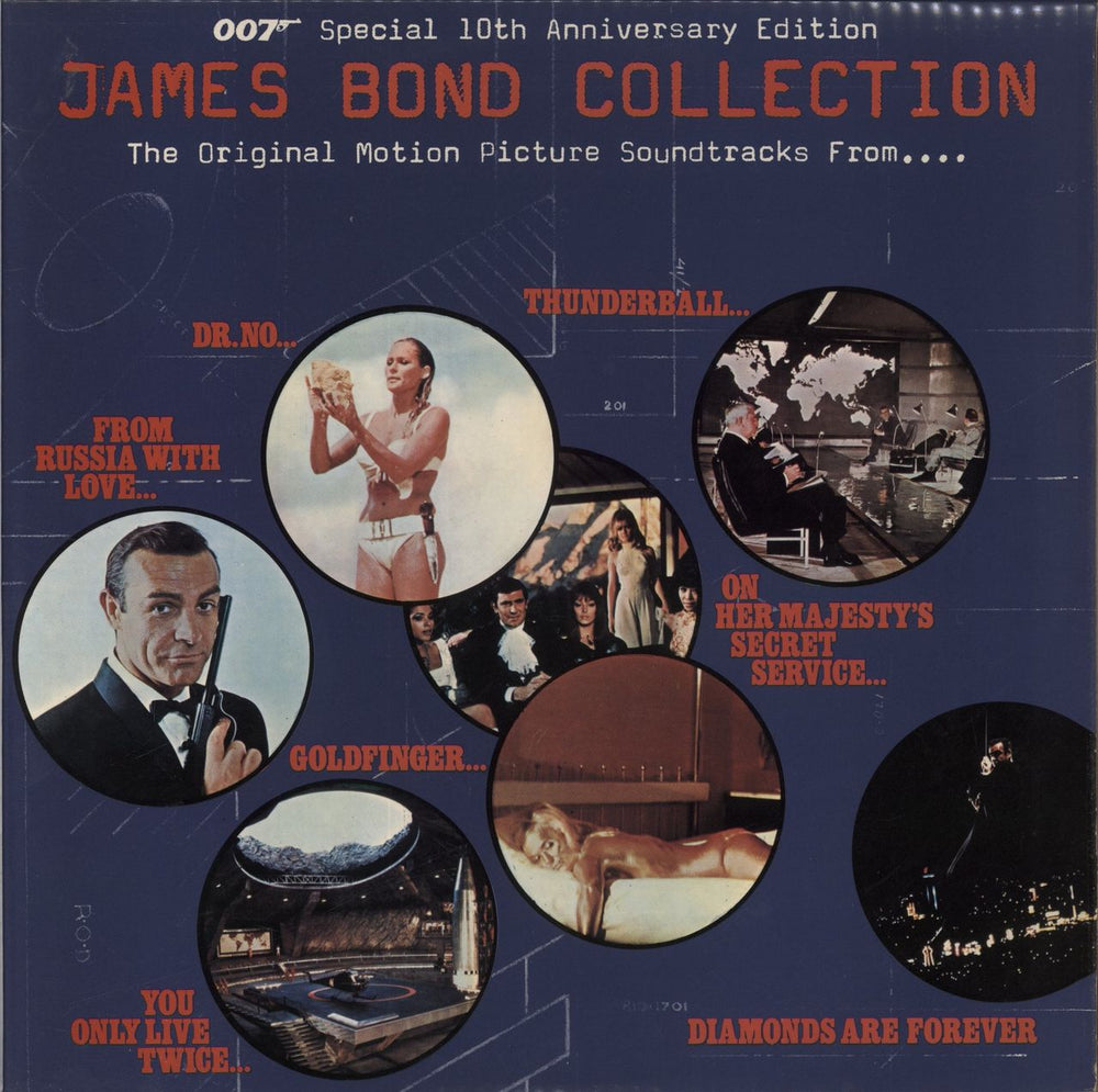 James Bond James Bond Collection UK 2-LP vinyl record set (Double LP Album) UAD60027/8