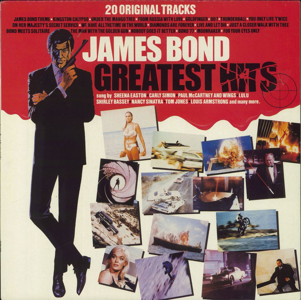 James Bond James Bond Greatest Hits UK vinyl LP album (LP record) EMTV007