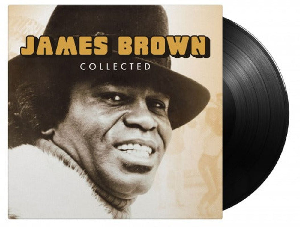 James Brown Collected - 180 Gram Black Vinyl UK 2-LP vinyl record set (Double LP Album) JMB2LCO826697