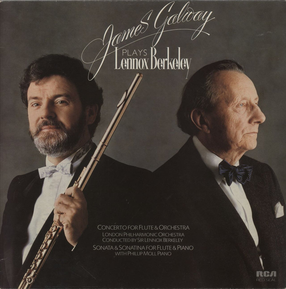 James Galway James Galway Plays Lennox Berkeley UK vinyl LP album (LP record) RS9011