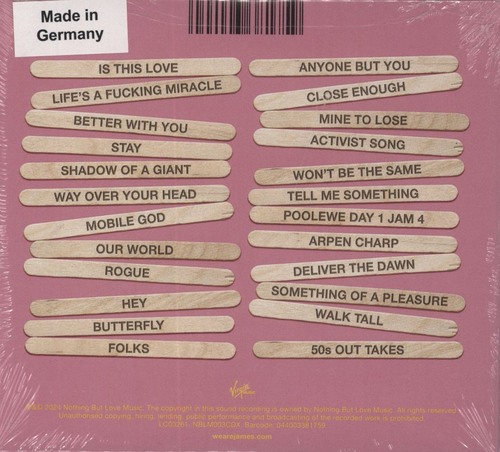 James Yummy: Deluxe Edition - Sealed UK 2 CD album set (Double CD) 044003381759