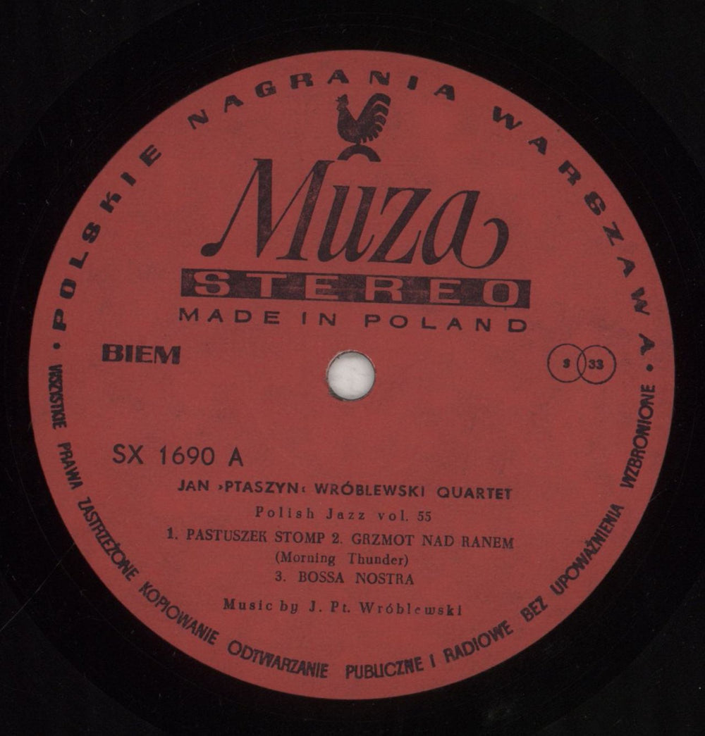 Jan Ptaszyn Wróblewski Flyin' Lady Polish vinyl LP album (LP record) 8PNLPFL855280