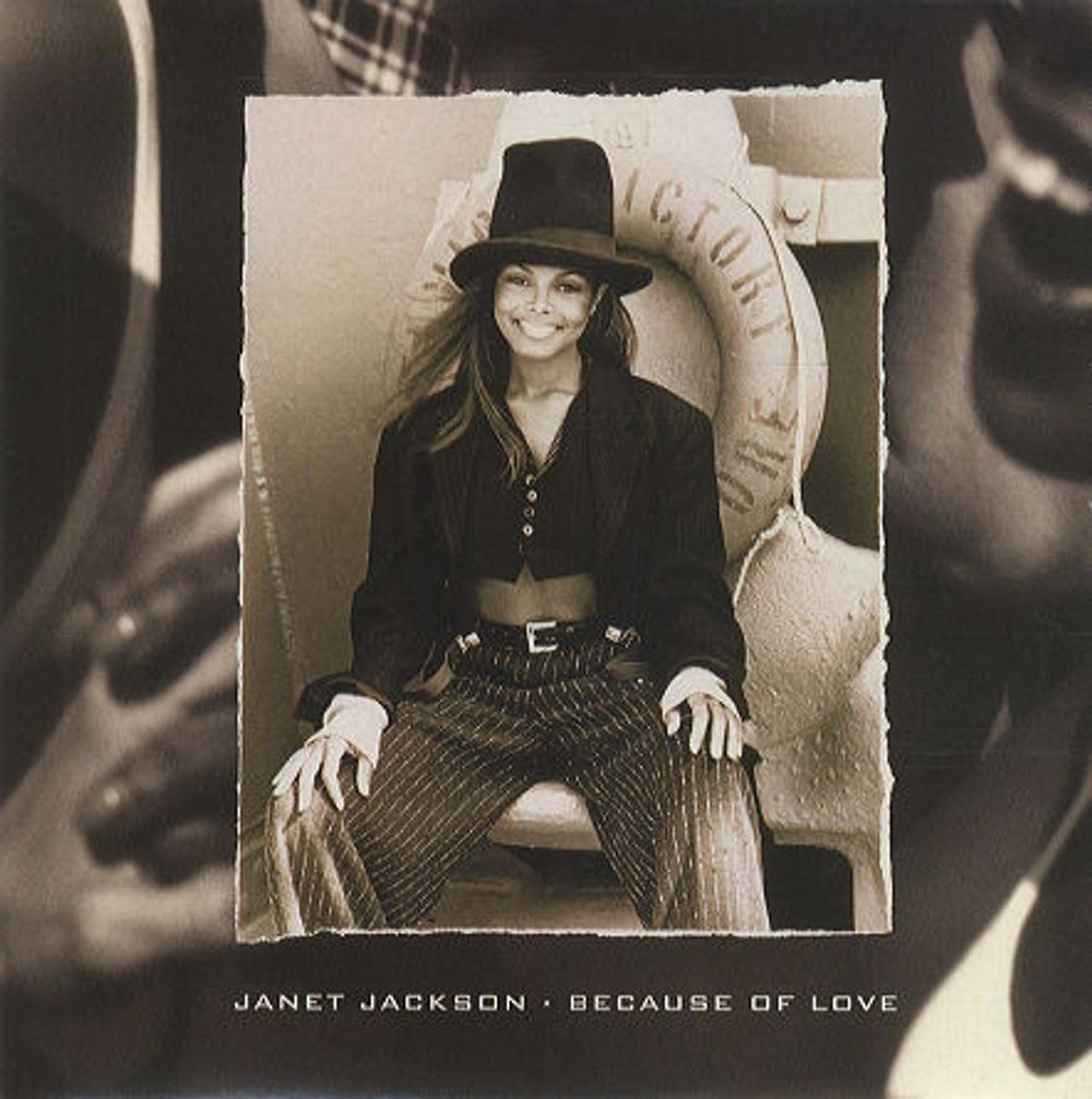 Janet Jackson Because Of Love UK 7" vinyl single (7 inch record / 45) VS1488