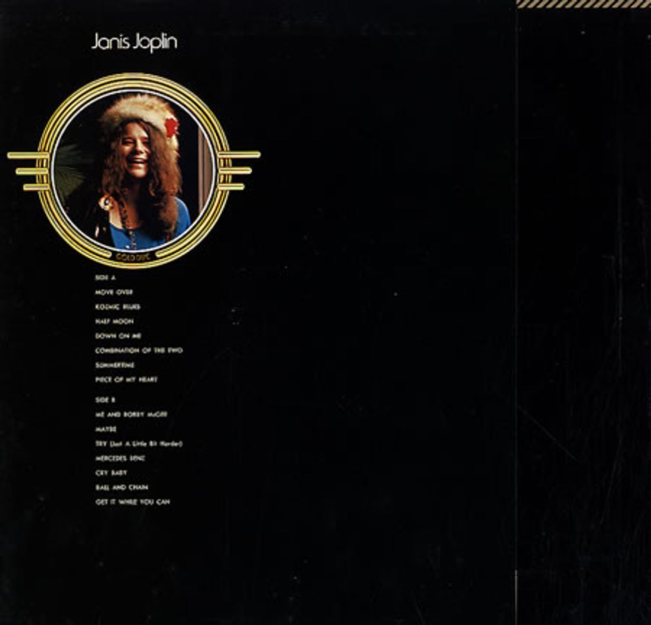 Janis Joplin Gold Disc Japanese vinyl LP album (LP record) JNJLPGO123473