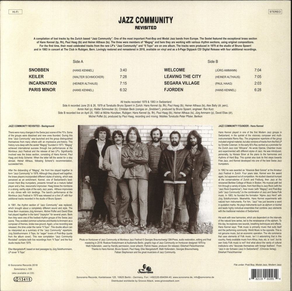 Jazz Community Jazz Community – Revisited German vinyl LP album (LP record)