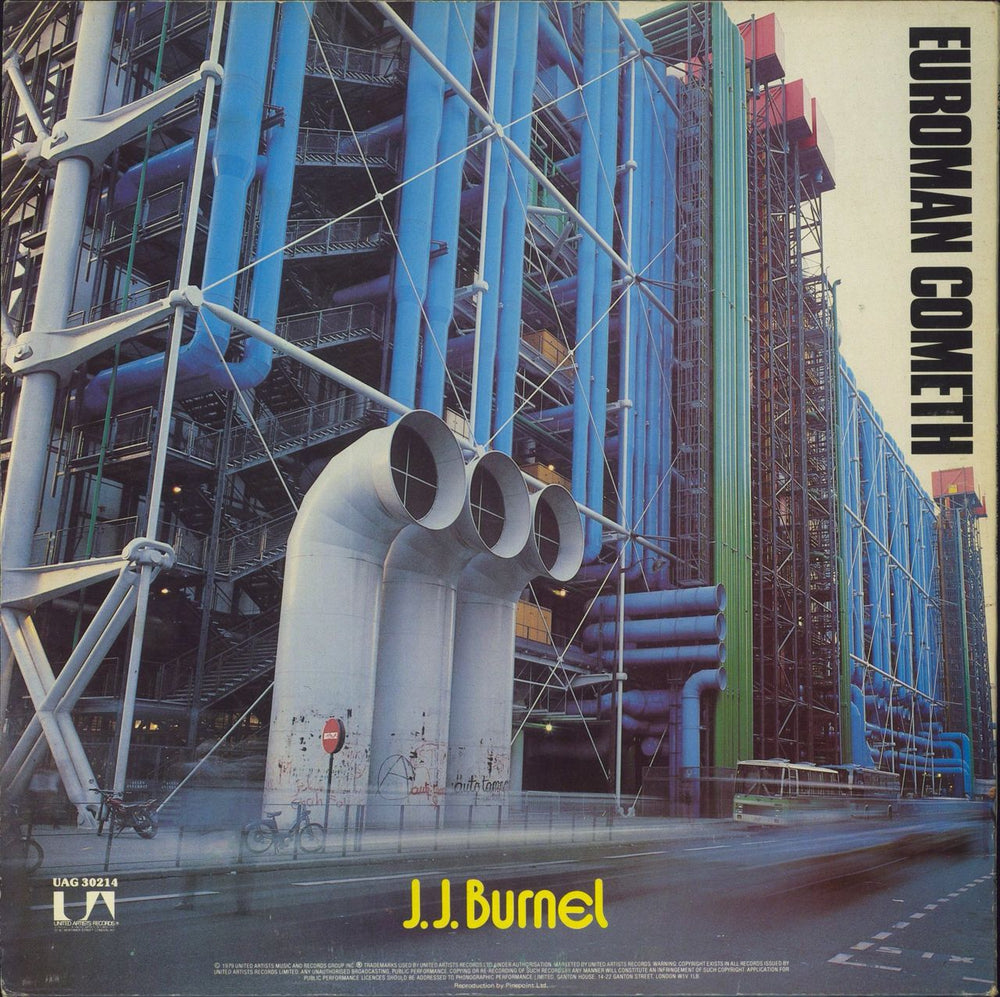 Jean Jacques Burnel Euroman Cometh UK vinyl LP album (LP record)