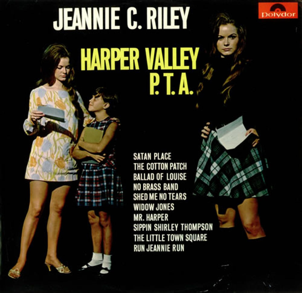 Jeannie C. Riley Harper Valley P.T.A. UK vinyl LP album (LP record) 583716