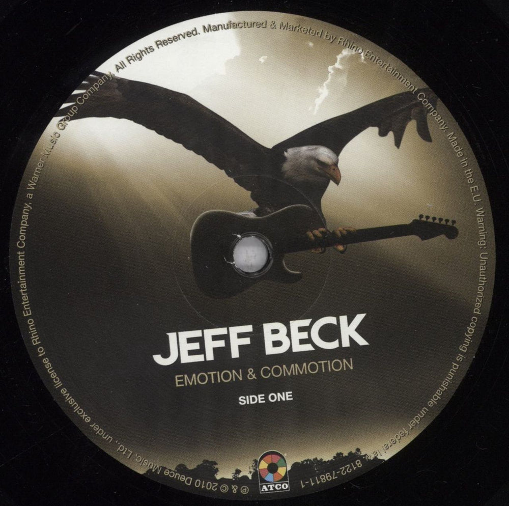 Jeff Beck Emotion & Commotion UK vinyl LP album (LP record) BEKLPEM839322