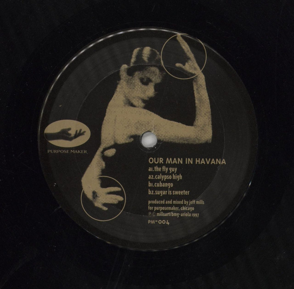 Jeff Mills Our Man In Havana - 2nd US 12" vinyl single (12 inch record / Maxi-single) PM-004