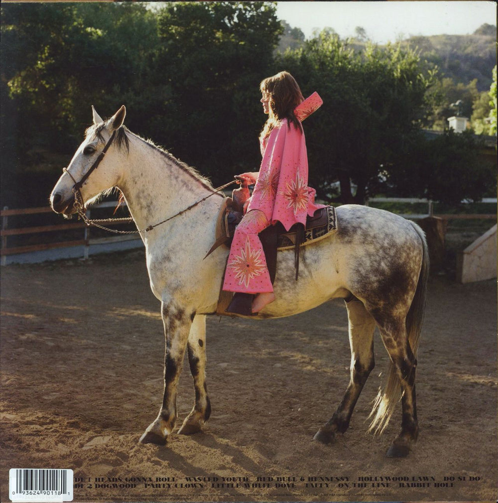 Jenny Lewis On The Line - Blue Vinyl UK vinyl LP album (LP record) 093624901181