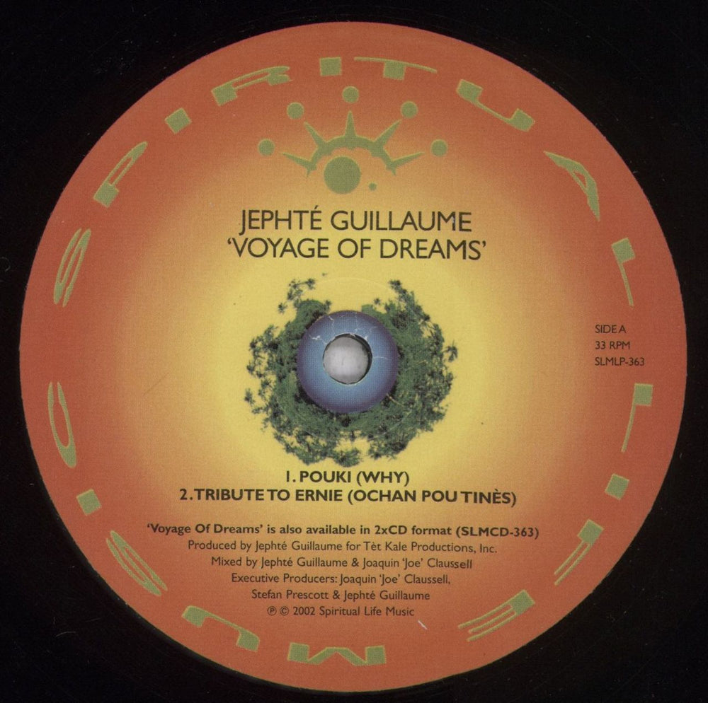 Jephté Guillaume Voyage Of Dreams US 3-LP vinyl record set (Triple LP Album) 7E33LVO843938