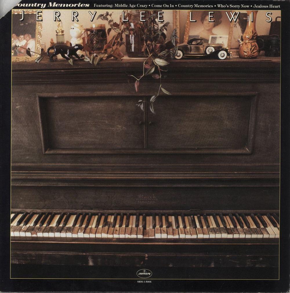 Jerry Lee Lewis Country Memories US vinyl LP album (LP record) SRM-1-5004