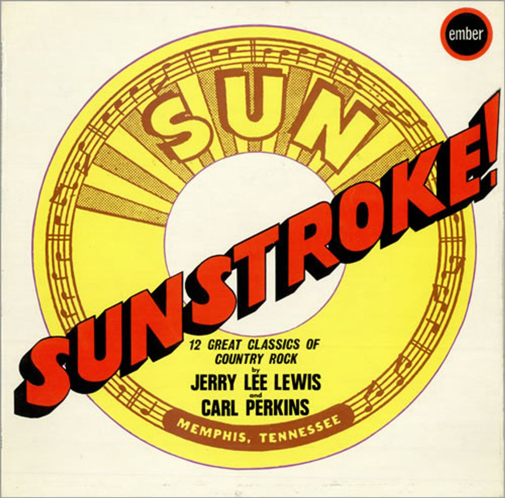Jerry Lee Lewis Sunstroke! UK vinyl LP album (LP record) NR5038