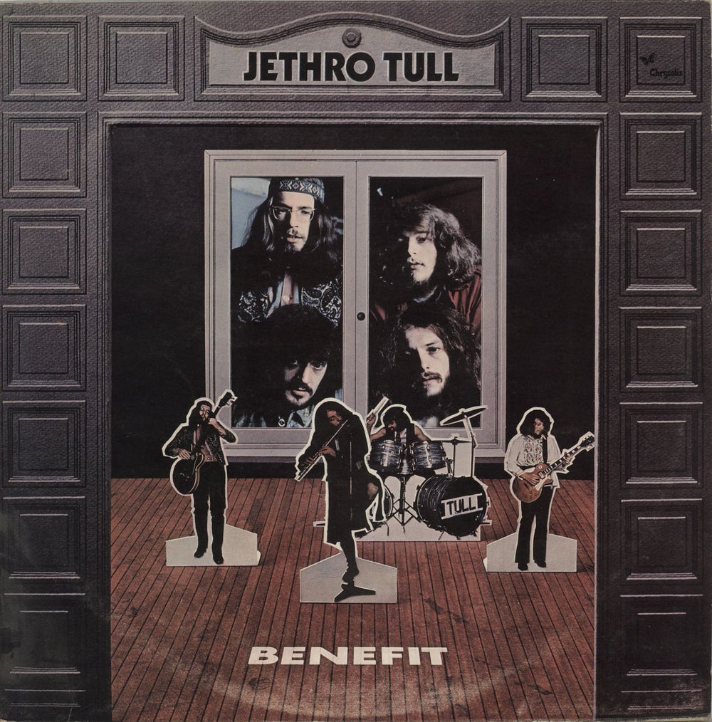 Jethro Tull Benefit - 2nd - VG UK vinyl LP album (LP record) ILPS9123