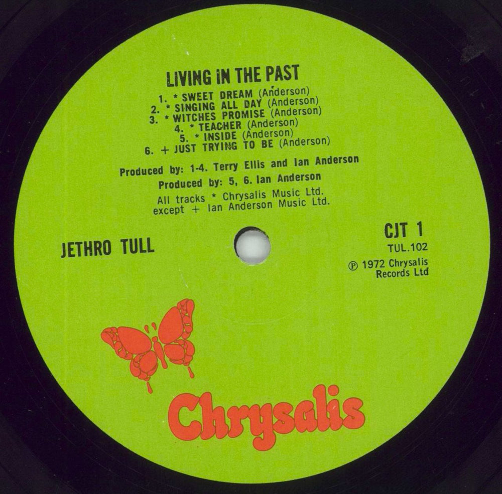 Jethro Tull Living In The Past - 1st - VG UK 2-LP vinyl record set (Double LP Album) TUL2LLI671547