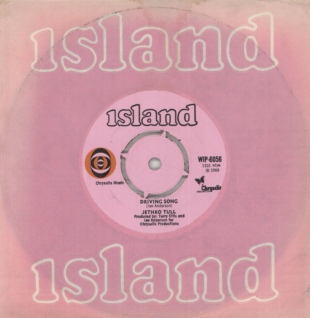 Jethro Tull Living In The Past French 7" vinyl single (7 inch record / 45)