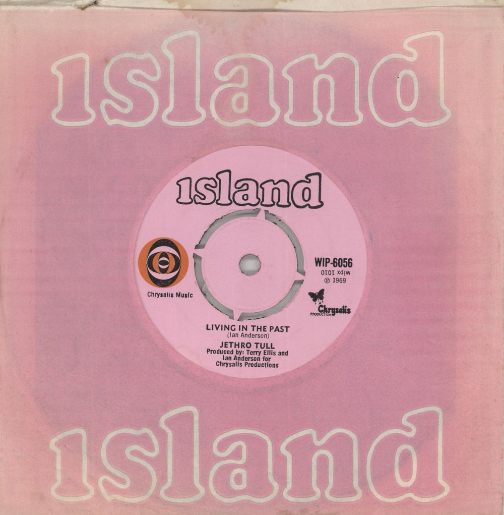 Jethro Tull Living In The Past French 7" vinyl single (7 inch record / 45) WIP6056