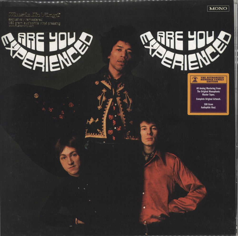 Jimi Hendrix Are You Experienced - Mono Edition - Remastered - UK Artwork UK vinyl LP album (LP record) MOVLP725