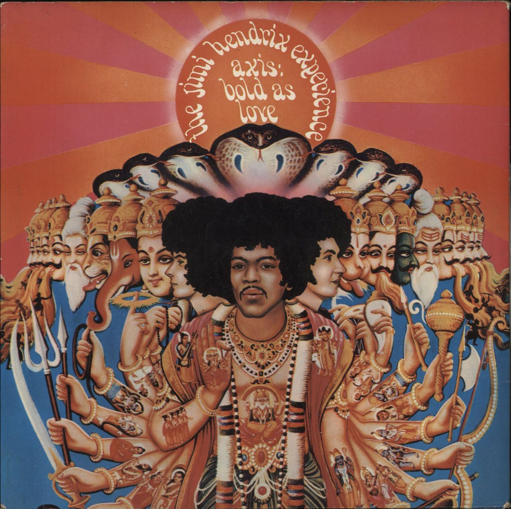 Jimi Hendrix Axis: Bold As Love - 1st + Insert - VG/G UK vinyl LP album (LP record) 612003