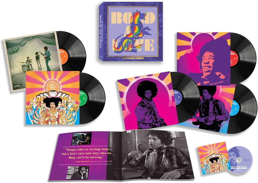 Jimi Hendrix Bold As Love - Deluxe 5-LP / 1-Blu-Ray Edition - Dolby Atmos Mixes - Sealed UK Vinyl Box Set 19802939361