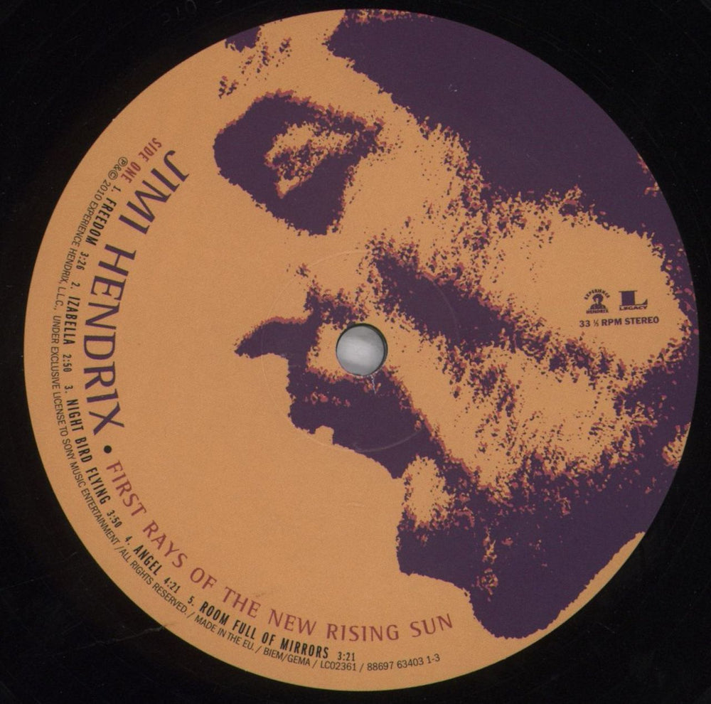 Jimi Hendrix First Rays Of The New Rising Sun UK 2-LP vinyl record set (Double LP Album) HEN2LFI835521