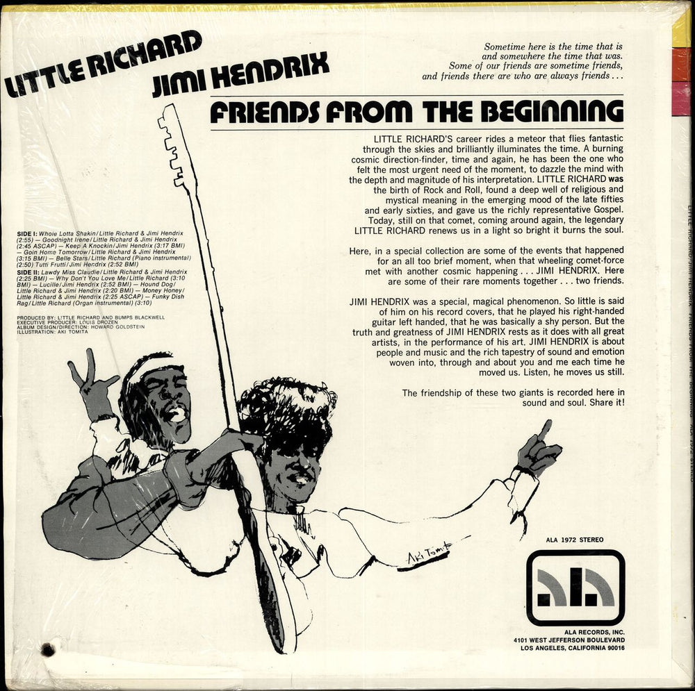 Jimi Hendrix Friends From The Beginning US vinyl LP album (LP record)