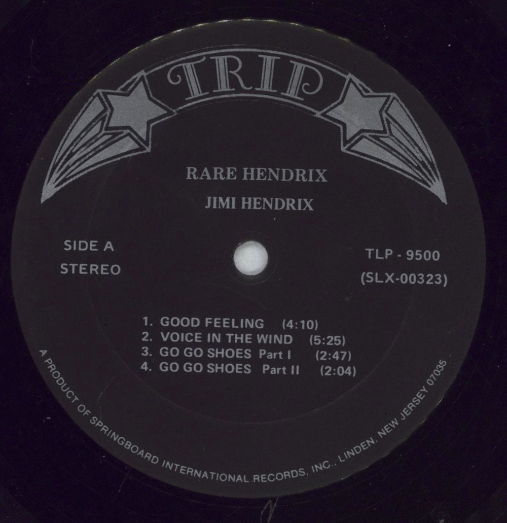 Jimi Hendrix Rare Hendrix US vinyl LP album (LP record) HENLPRA827080
