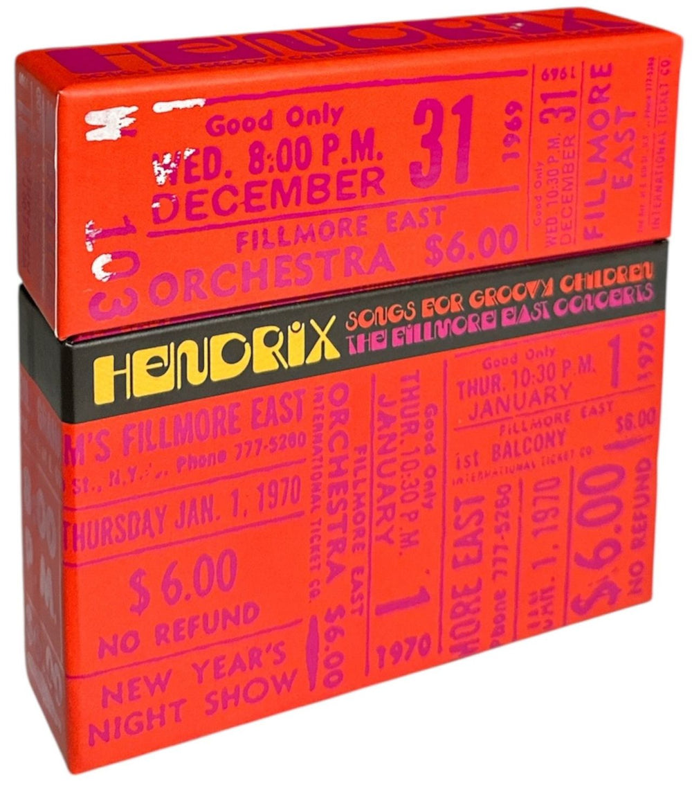 Jimi Hendrix Songs For Groovy Children: The Fillmore East Concerts - EX UK CD Album Box Set 19075982772