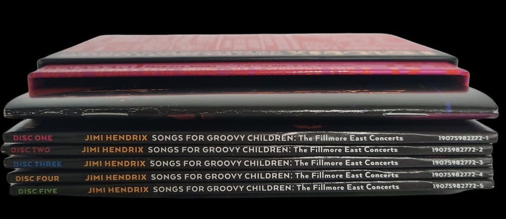 Jimi Hendrix Songs For Groovy Children: The Fillmore East Concerts - EX UK CD Album Box Set