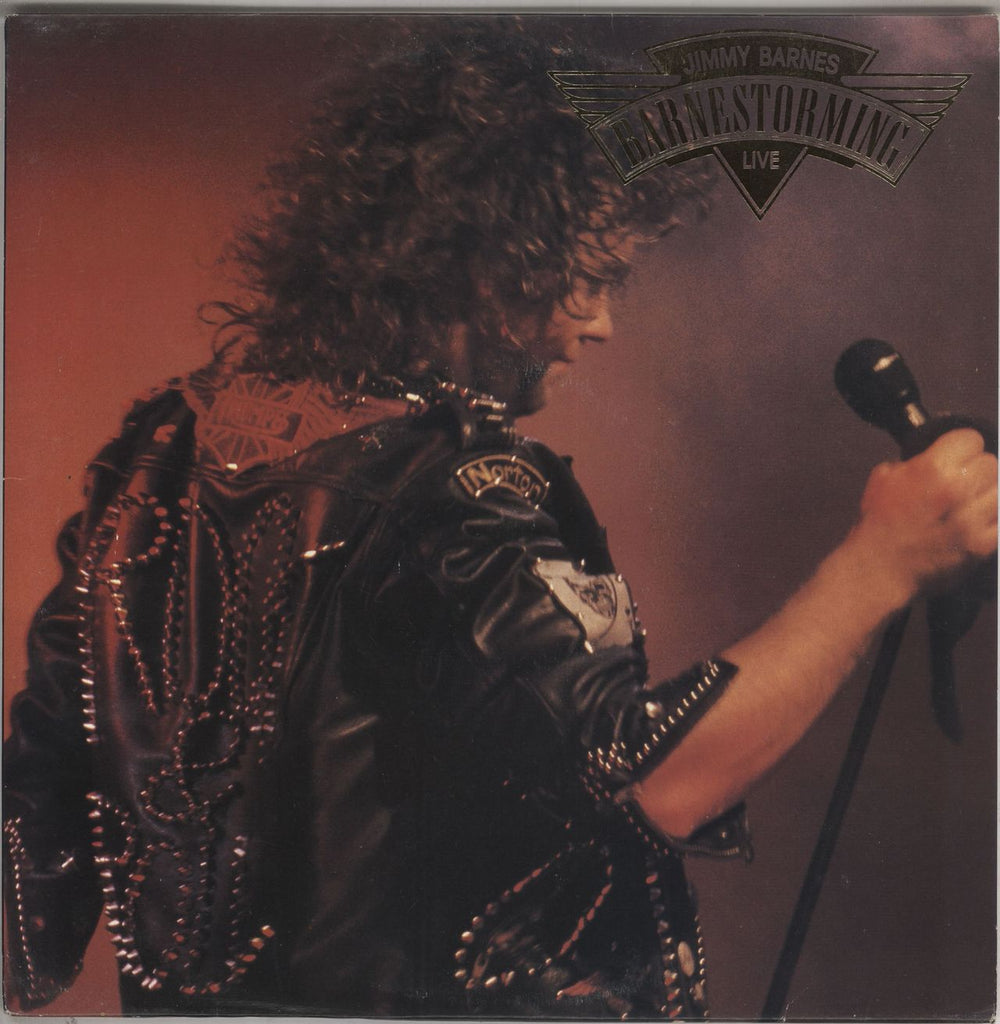 Jimmy Barnes Barnestorming Live Australian 2-LP vinyl record set (Double LP Album) TVL98001/2