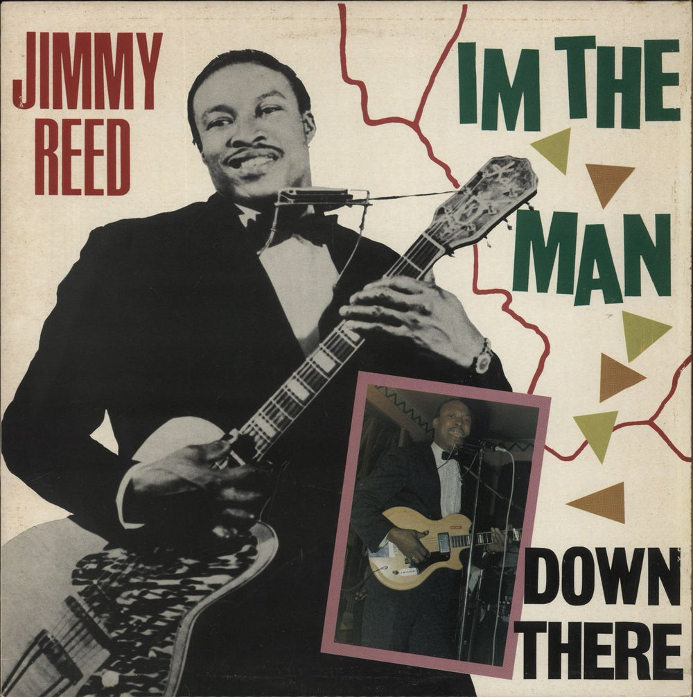 Jimmy Reed I'm The Man Down There UK vinyl LP album (LP record) CRB1082