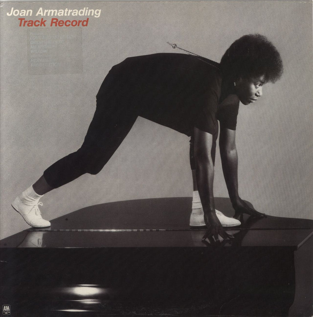 Joan Armatrading Track Record - Hype Sticker UK vinyl LP album (LP record) JA2001