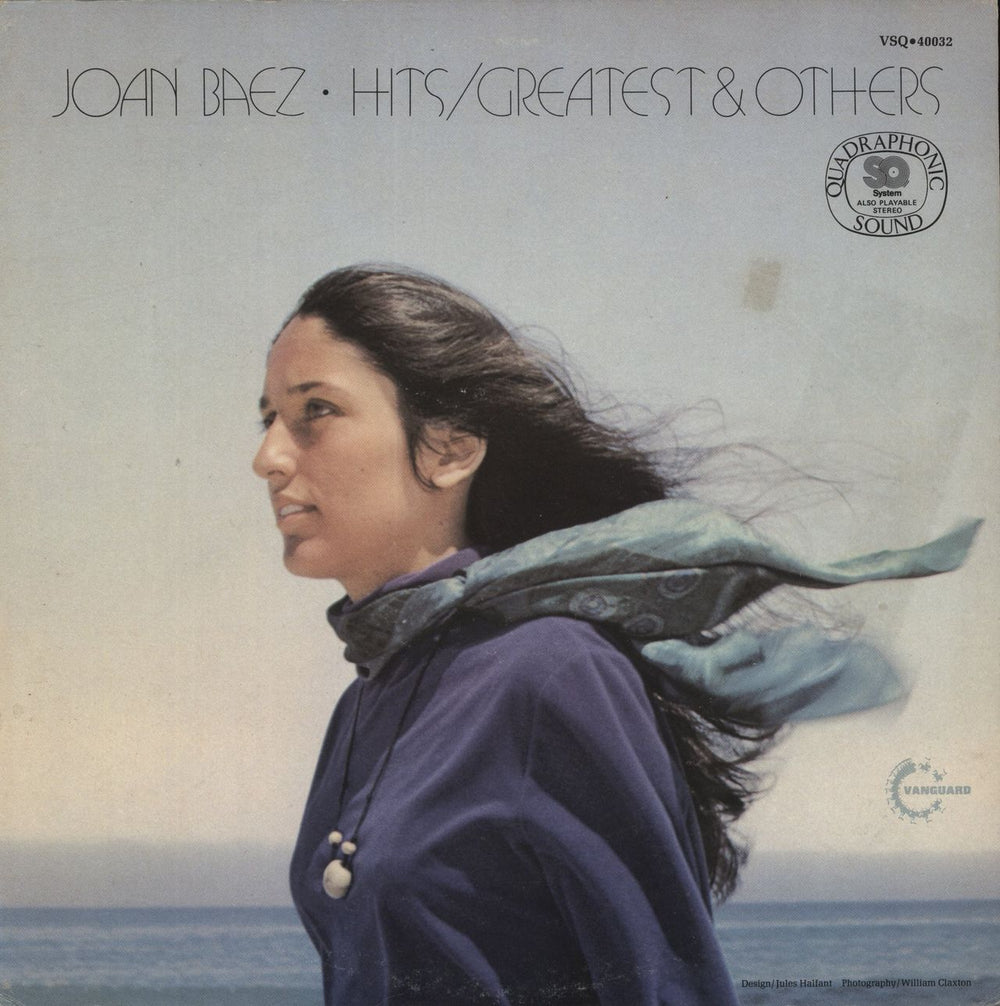 Joan Baez Hits / Greatest & Others US vinyl LP album (LP record) VSQ-40032