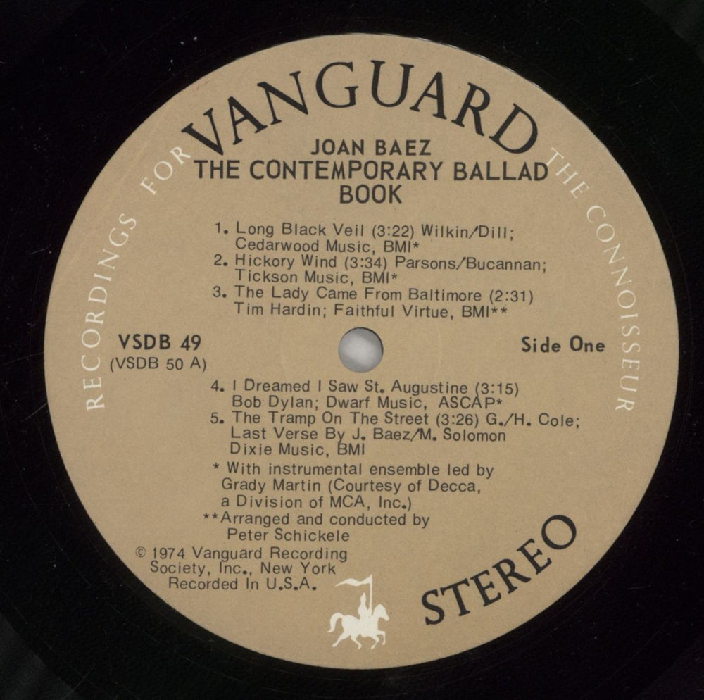 Joan Baez The Contemporary Ballad Book US 2-LP vinyl record set (Double LP Album) JBZ2LTH611816