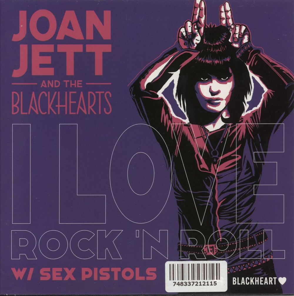 Joan Jett Bad Reputation / I Love Rock 'N Roll - Pink Vinyl | Z2 Comics Special Edition US 7" vinyl single (7 inch record / 45) 748337212115