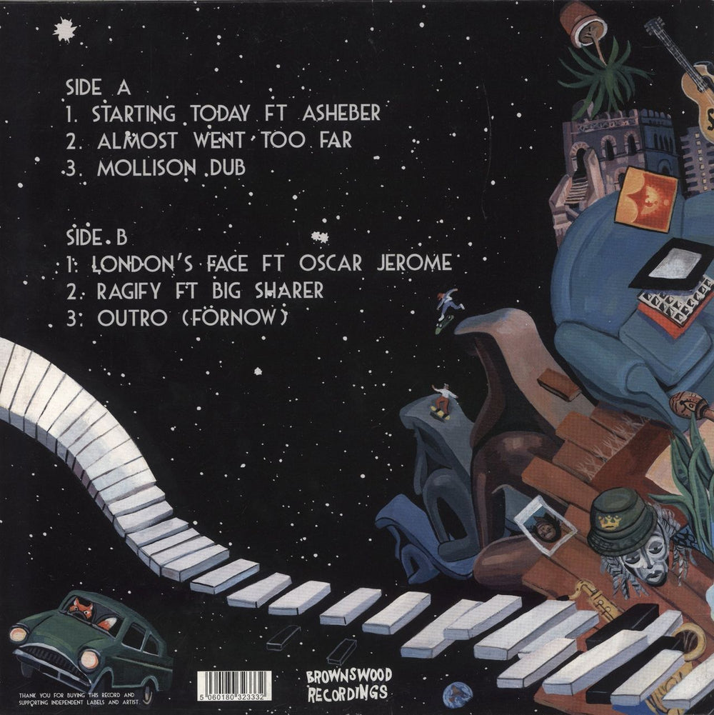 Joe Armon-Jones Starting Today UK vinyl LP album (LP record) 5060180323332