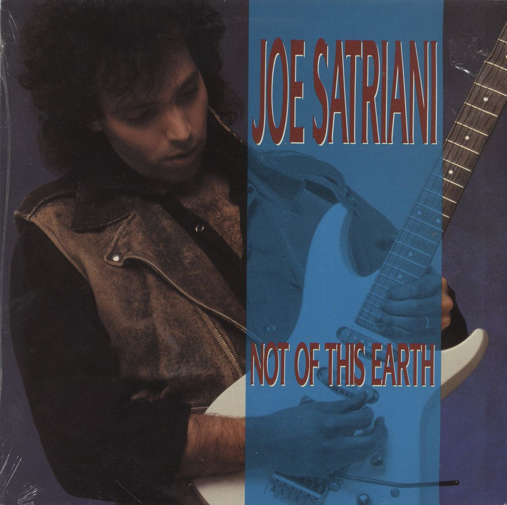 Joe Satriani Not Of This Earth - Sealed UK vinyl LP album (LP record) GRUB7