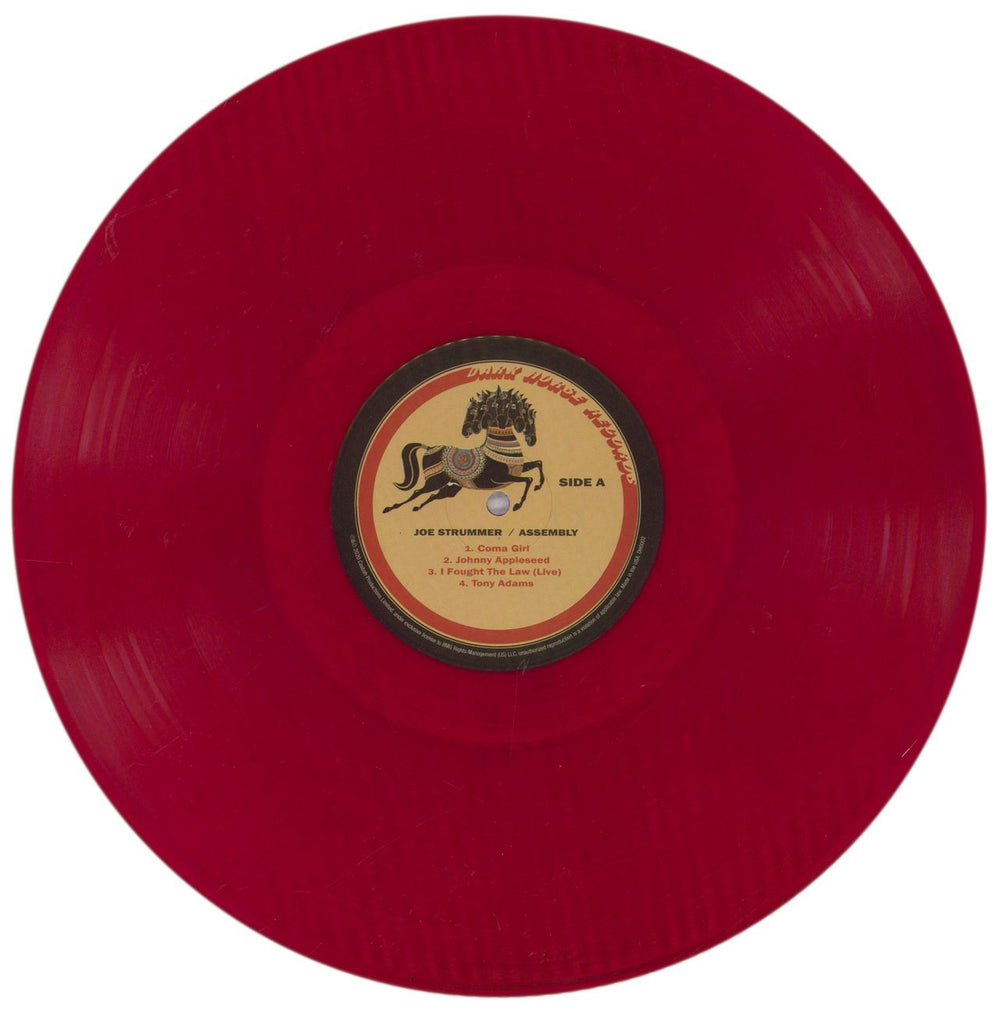 Joe Strummer Assembly - Red Vinyl US 2-LP vinyl record set (Double LP Album) JUM2LAS846682