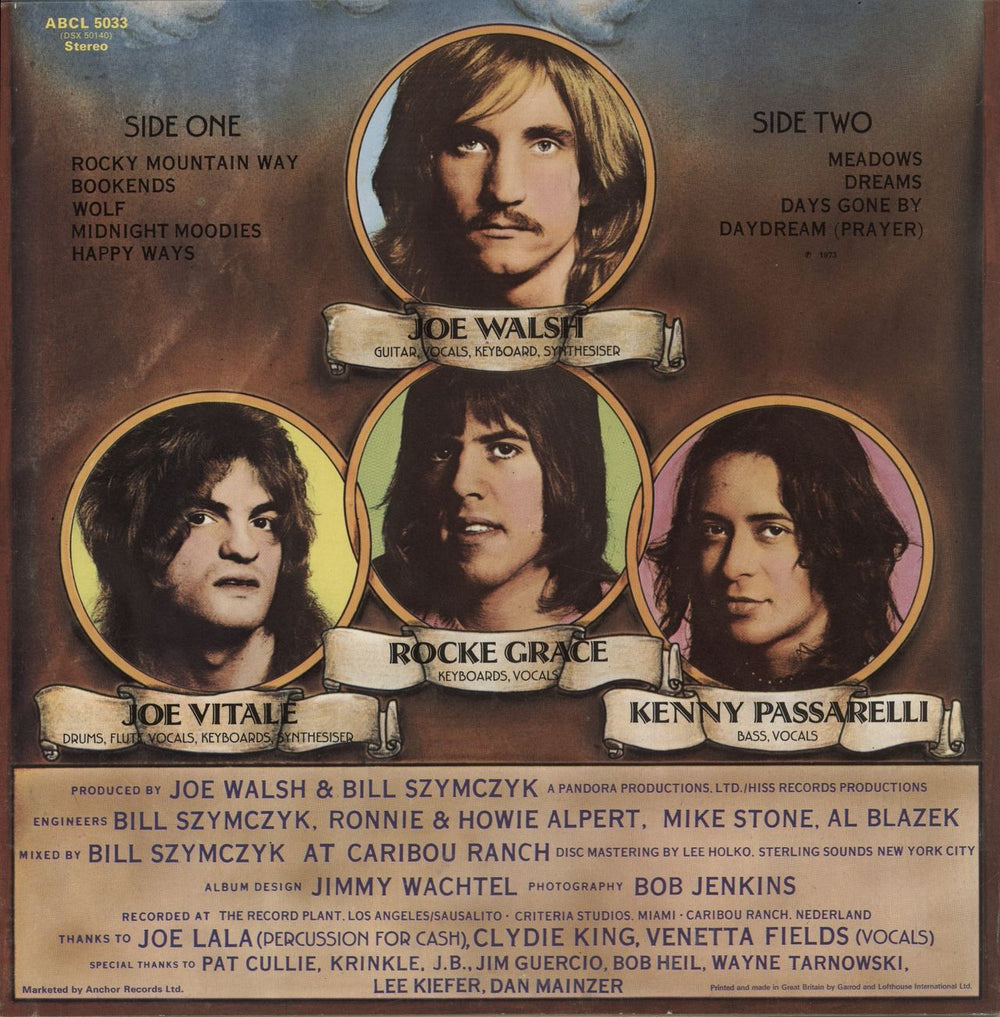 Joe Walsh The Smoker You Drink, The Player You Get UK vinyl LP album (LP record)