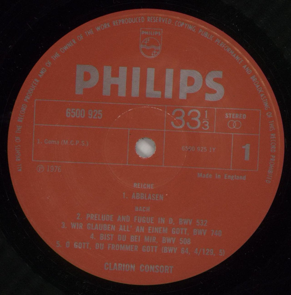 Johann Sebastian Bach Bach: Bach's Trumpet UK vinyl LP album (LP record) JHHLPBA863861