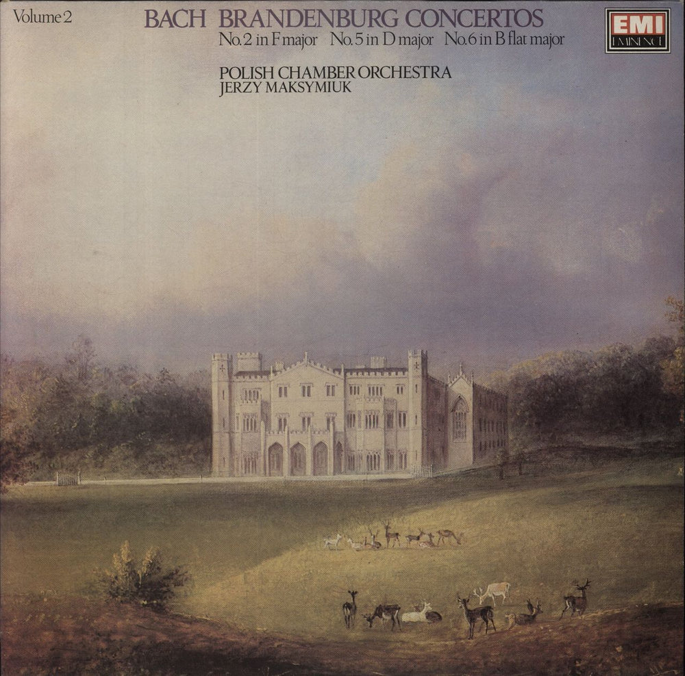 Johann Sebastian Bach Bach: Brandenburg Concertos No.2 In F Major No.5 In D Major No.6 In B Flat Major UK vinyl LP album (LP record) EMX4120441