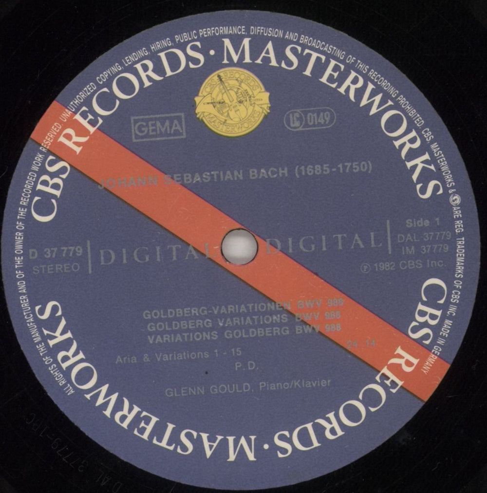 Johann Sebastian Bach J. S. Bach: The Goldberg Variations German vinyl LP album (LP record) JHHLPJS861144