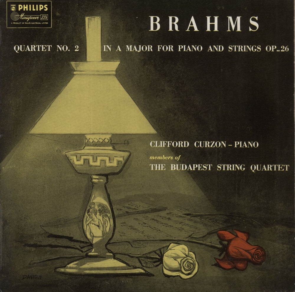 Johannes Brahms Brahms: Quartet No. 2 In A Major For Piano And Strings UK vinyl LP album (LP record) ABL3122