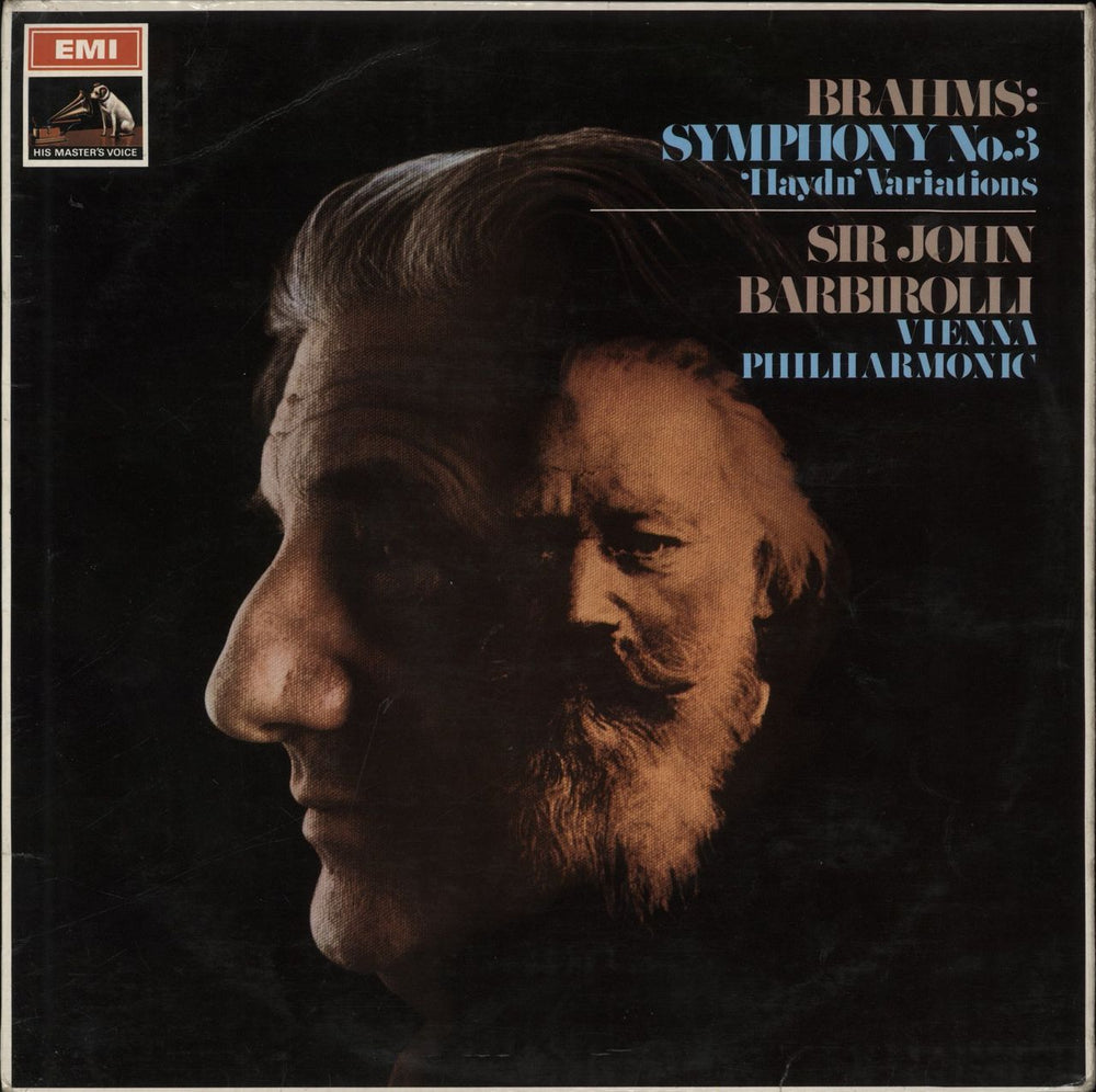 Johannes Brahms Brahms: Symphony No. 3 / 'Haydn' Variations UK vinyl LP album (LP record) ASD2432